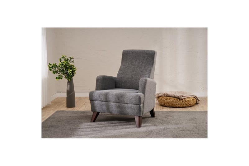 1-sits soffa Iroulport Grå - Grå - Möbler - Stolar & fåtöljer - Fåtölj