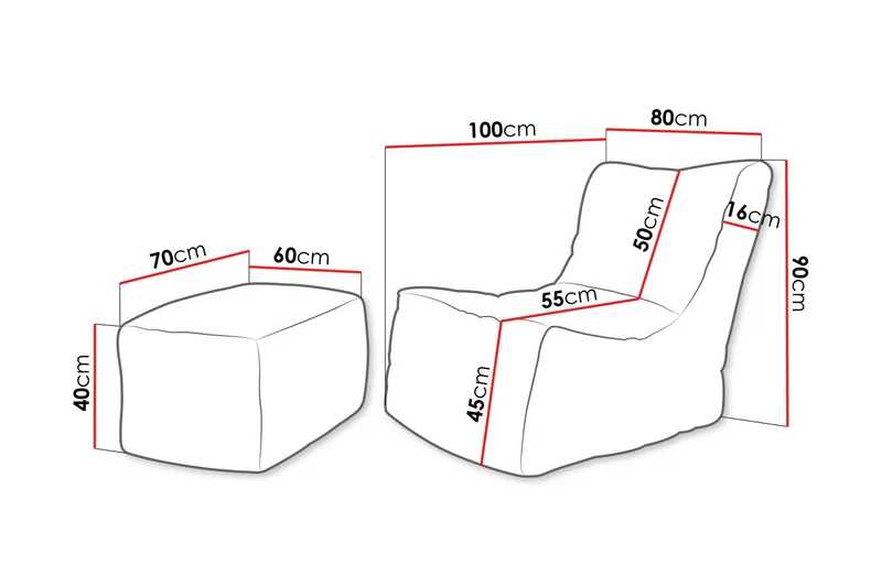 Afridi Fåtöljgrupp - Gul - Möbler - Stolar & fåtöljer - Fåtölj - Fåtölj utan armstöd