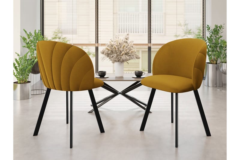 Akitomo Matstol - Gul - Möbler - Stolar & fåtöljer - Matstol & köksstol