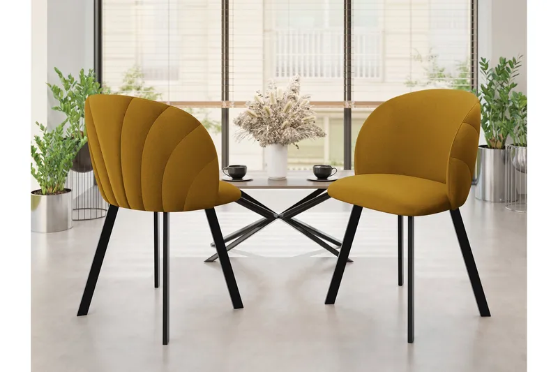 Akitomo Matstol - Gul - Möbler - Stolar & fåtöljer - Matstol & köksstol