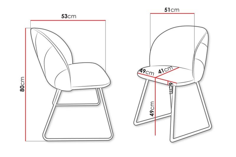 Akitomo Matstol - Marinblå - Möbler - Stolar & fåtöljer - Matstol & köksstol