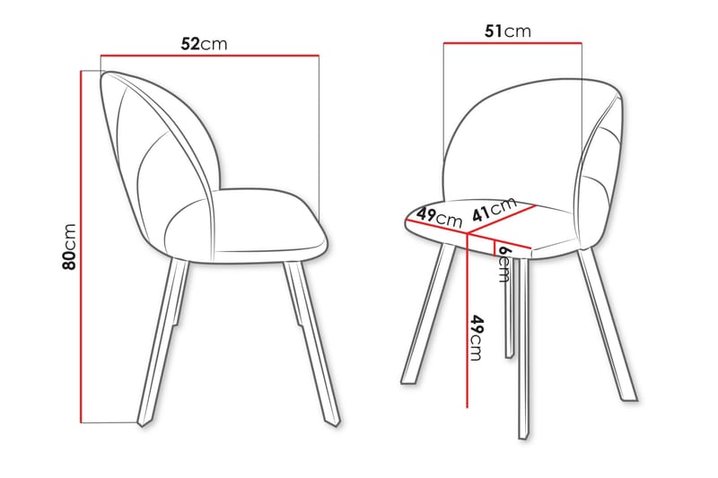 Akitomo Matstol - Rosa - Möbler - Stolar & fåtöljer - Matstol & köksstol