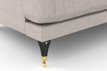 Andrew Loveseat - Beige/Mässing - Möbler - Stolar & fåtöljer - Fåtölj