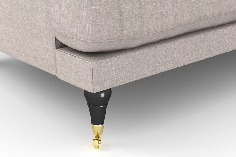 Andrew Loveseat - Beige/Mässing - Möbler - Stolar & fåtöljer - Fåtölj