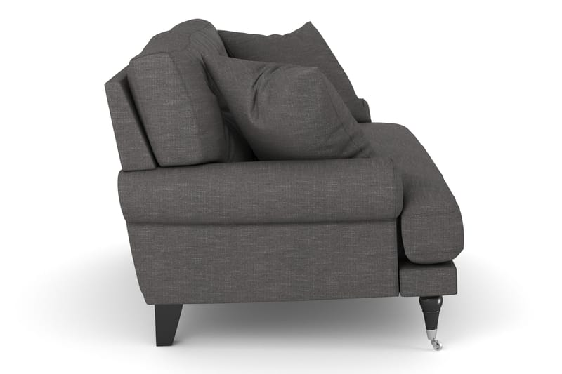 Andrew Loveseat - Mörkgrå/Krom - Möbler - Stolar & fåtöljer - Fåtölj
