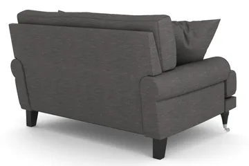 Andrew Loveseat - Mörkgrå/Krom - Möbler - Stolar & fåtöljer - Fåtölj