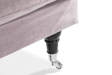 Andrew Loveseat Sammet - Lila/Krom - Möbler - Stolar & fåtöljer - Fåtölj