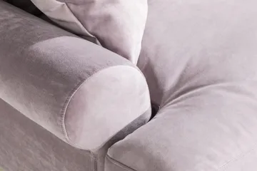 Andrew Loveseat Sammet - Lila/Krom - Möbler - Stolar & fåtöljer - Fåtölj