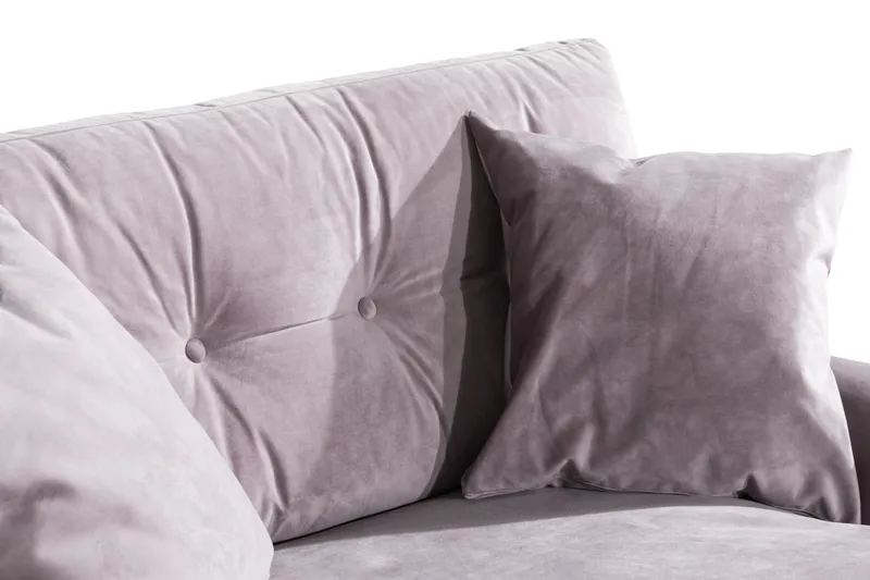 Andrew Loveseat Sammet - Lila/Mässing - Möbler - Stolar & fåtöljer - Fåtölj