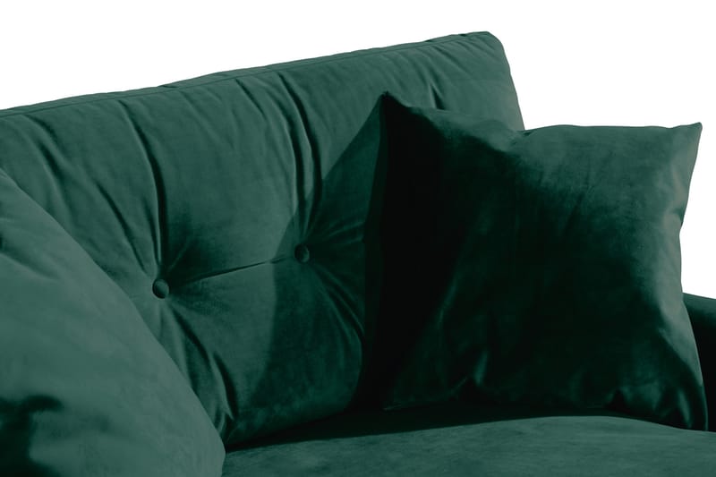Andrew Loveseat Sammet - Mörkgrön/Mässing - Möbler - Stolar & fåtöljer - Fåtölj