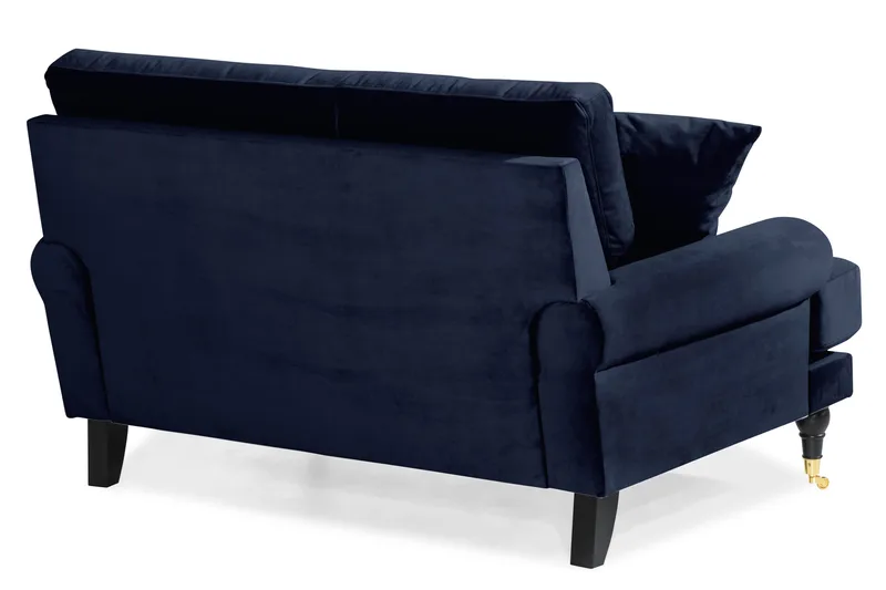 Andrew Loveseat Sammet - Midnattsblå/Mässing - Möbler - Stolar & fåtöljer - Fåtölj