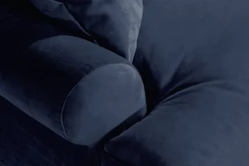 Andrew Loveseat Sammet - Midnattsblå/Mässing - Möbler - Stolar & fåtöljer - Fåtölj