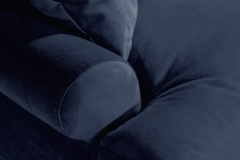 Andrew Loveseat Sammet - Midnattsblå/Mässing - Möbler - Stolar & fåtöljer - Fåtölj