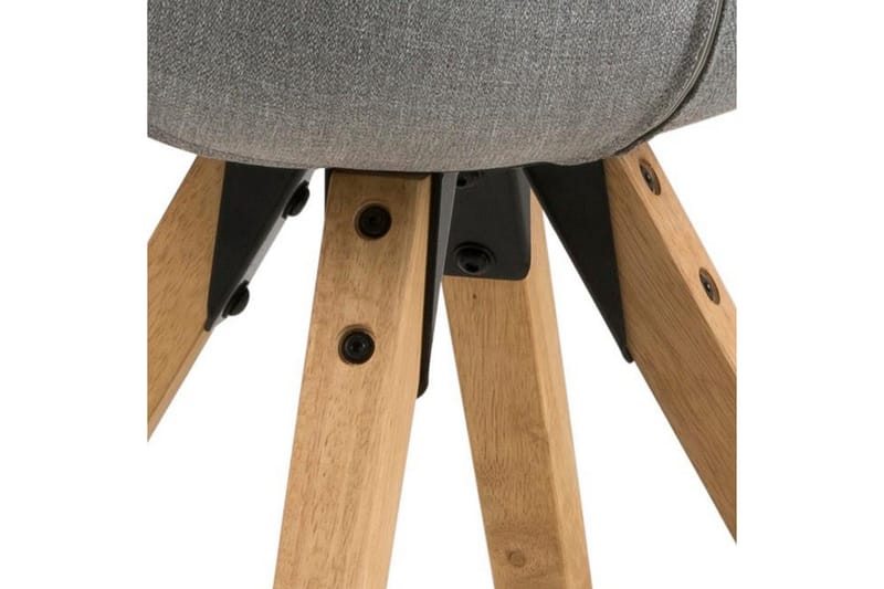 Andros Matstol & köksstol med träben - Grå - Möbler - Stolar & fåtöljer - Matstol & köksstol