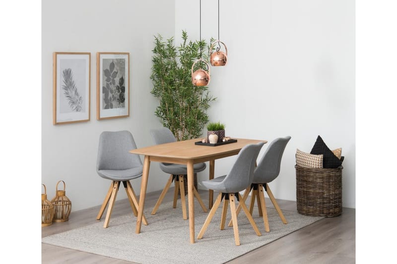 Andros Matstol & köksstol med träben - Grå - Möbler - Stolar & fåtöljer - Matstol & köksstol