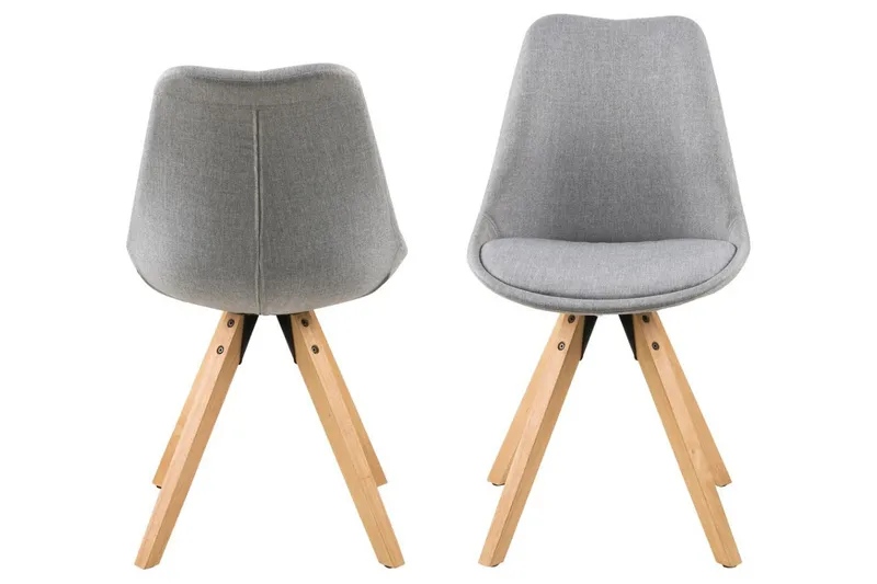 Andros Matstol & köksstol med träben - Grå - Möbler - Stolar & fåtöljer - Matstol & köksstol