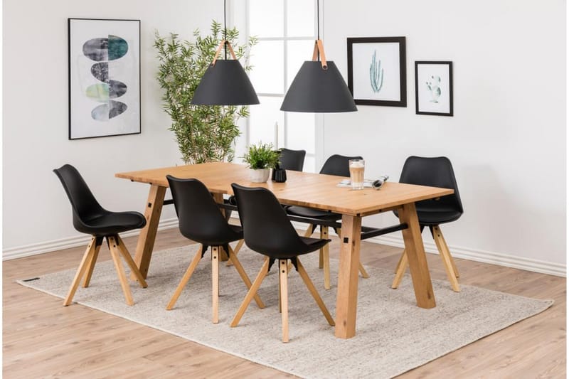 Andros Matstol & köksstol med träben - Svart - Möbler - Stolar & fåtöljer - Matstol & köksstol