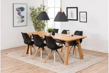Andros Matstol & köksstol med träben - Svart - Möbler - Stolar & fåtöljer - Matstol & köksstol