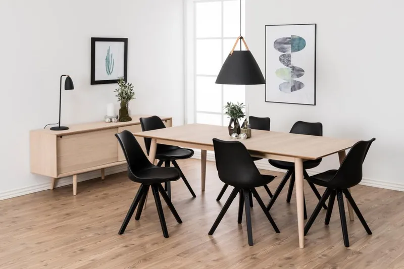 Andros Matstol & köksstol med träben - Svart - Möbler - Stolar & fåtöljer - Matstol & köksstol