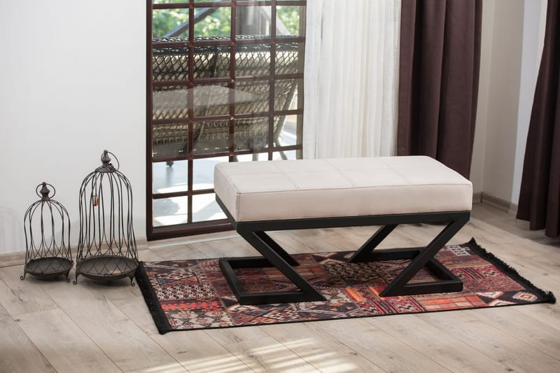 Aniara Sittpall 90 cm - Beige - Möbler - Stolar & fåtöljer - Pall & puff