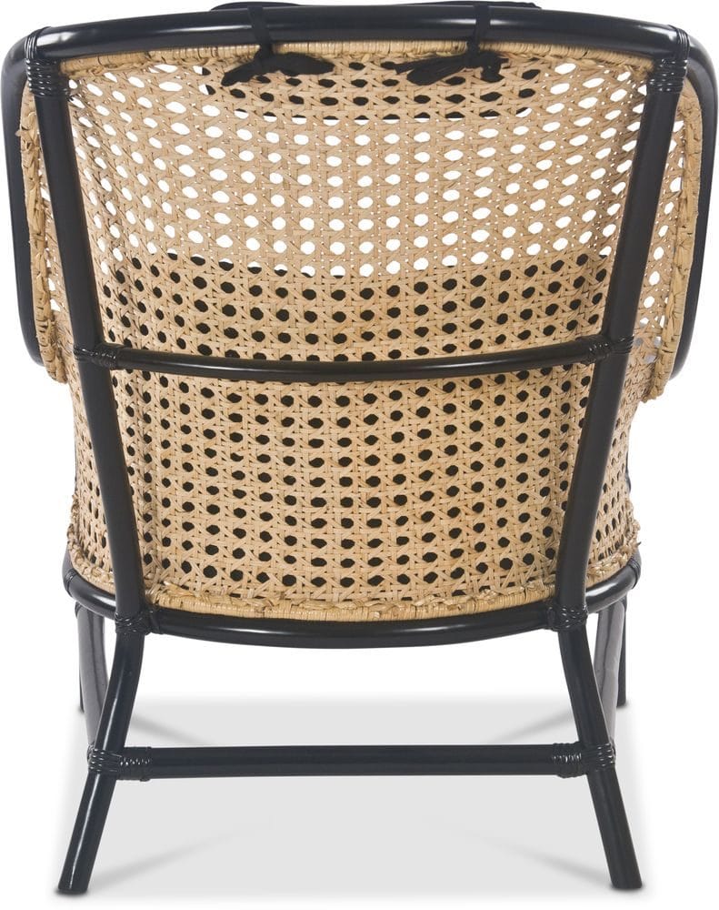 Anton svart fåtölj i rotting - Möbler - Stolar & fåtöljer - Fåtölj