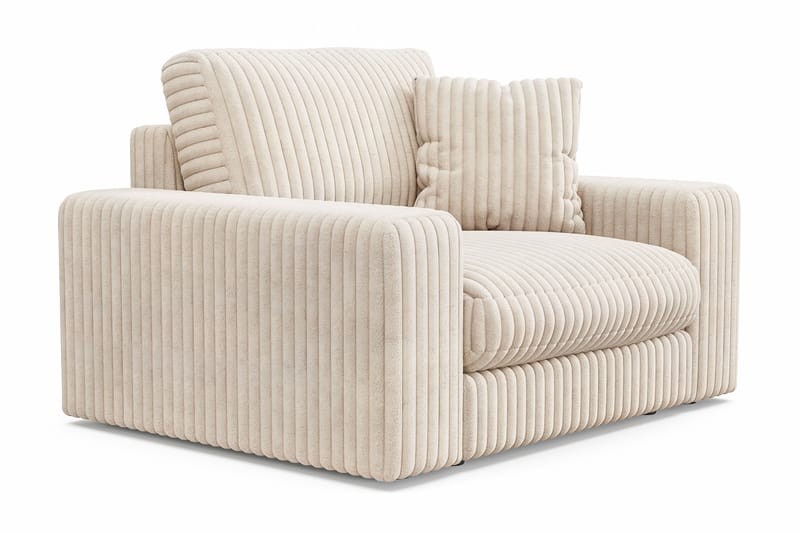 Arken Lyx Djup Fåtölj i Manchester - Beige - Möbler - Stolar & fåtöljer - Fåtölj