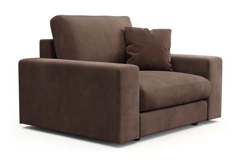 Arken Lyx Djup Fåtölj i Manchester - Brun - Möbler - Stolar & fåtöljer - Fåtölj