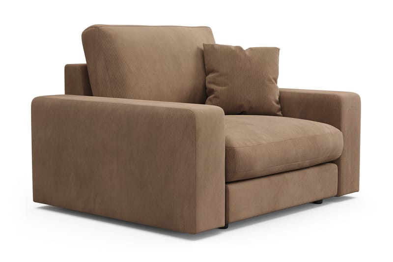 Arken Lyx Djup Fåtölj i Manchester - Brun - Möbler - Stolar & fåtöljer - Fåtölj