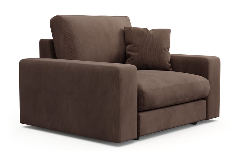 Arken Lyx Djup Fåtölj i Manchester - Brun - Möbler - Stolar & fåtöljer - Fåtölj