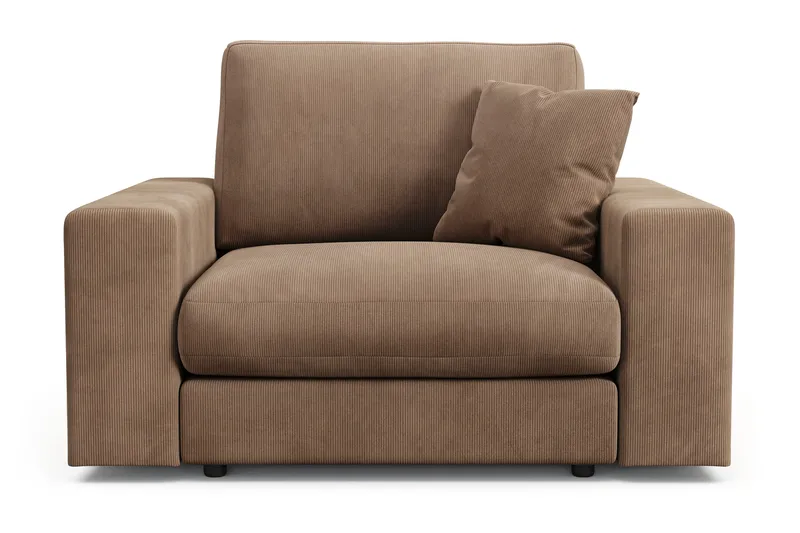 Arken Lyx Djup Fåtölj i Manchester - Brun - Möbler - Stolar & fåtöljer - Fåtölj