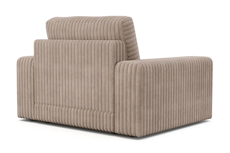 Arken Lyx Djup Fåtölj i Manchester - Greige - Möbler - Stolar & fåtöljer - Fåtölj