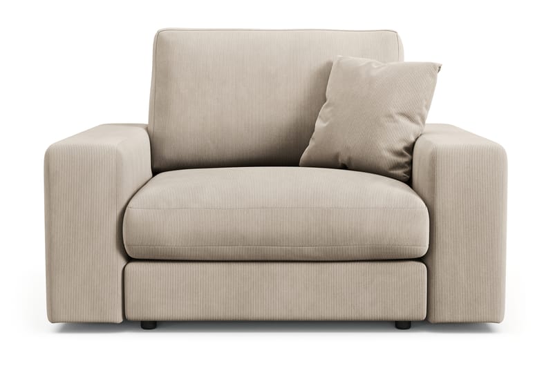 Arken Lyx Djup Fåtölj i Manchester - Greige - Möbler - Stolar & fåtöljer - Fåtölj