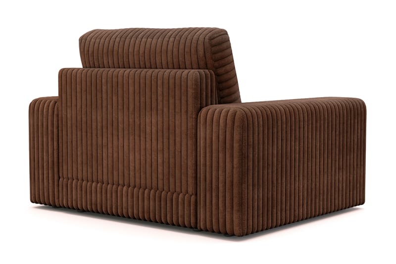 Arken Lyx Djup Fåtölj i Manchester - Mörkbrun - Möbler - Stolar & fåtöljer - Fåtölj