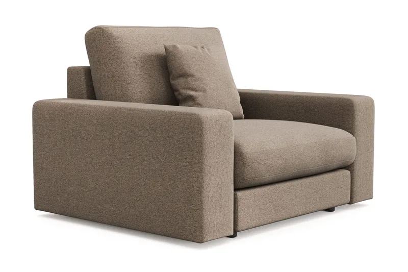 Arken Lyx Djup Fåtölj i Tyg - Brun - Möbler - Stolar & fåtöljer - Fåtölj