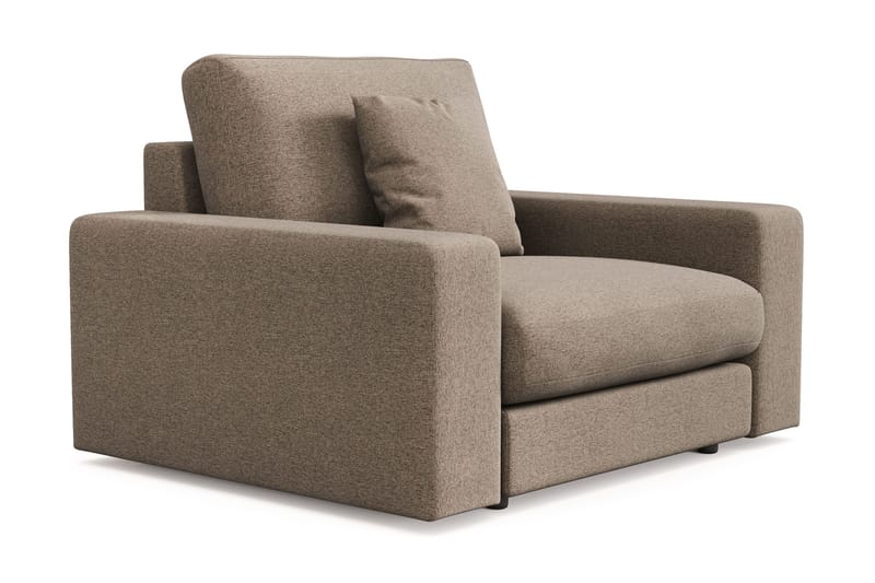 Arken Lyx Djup Fåtölj i Tyg - Brun - Möbler - Stolar & fåtöljer - Fåtölj