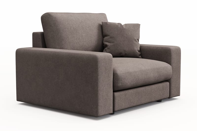 Arken Lyx Djup Fåtölj i Tyg - Brun - Möbler - Stolar & fåtöljer - Fåtölj