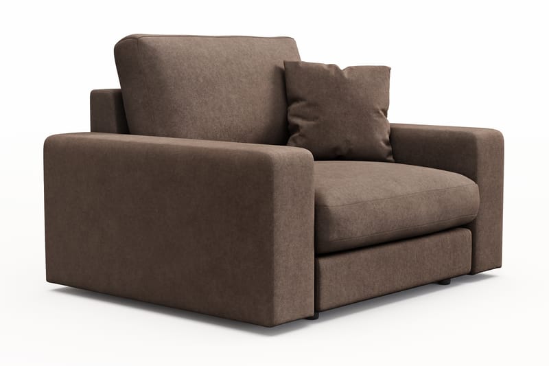 Arken Lyx Djup Fåtölj i Tyg - Brun - Möbler - Stolar & fåtöljer - Fåtölj