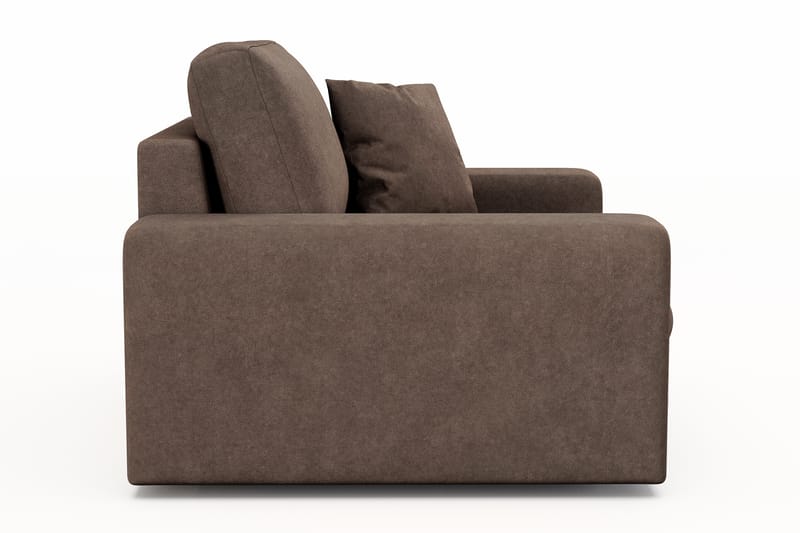 Arken Lyx Djup Fåtölj i Tyg - Brun - Möbler - Stolar & fåtöljer - Fåtölj
