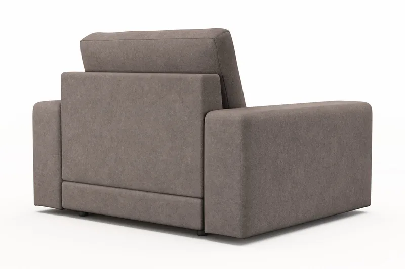 Arken Lyx Djup Fåtölj i Tyg - Brun - Möbler - Stolar & fåtöljer - Fåtölj