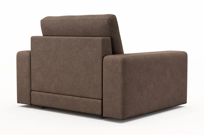 Arken Lyx Djup Fåtölj i Tyg - Brun - Möbler - Stolar & fåtöljer - Fåtölj