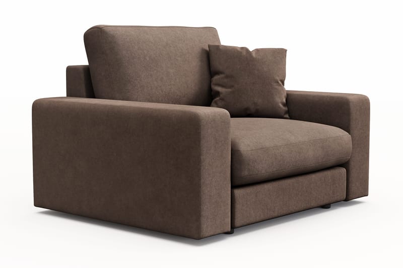 Arken Lyx Djup Fåtölj i Tyg - Brun - Möbler - Stolar & fåtöljer - Fåtölj