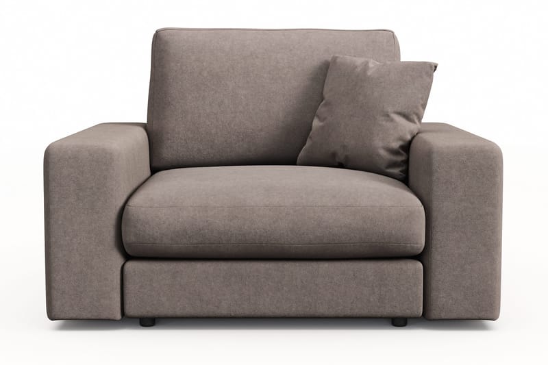 Arken Lyx Djup Fåtölj i Tyg - Brun - Möbler - Stolar & fåtöljer - Fåtölj