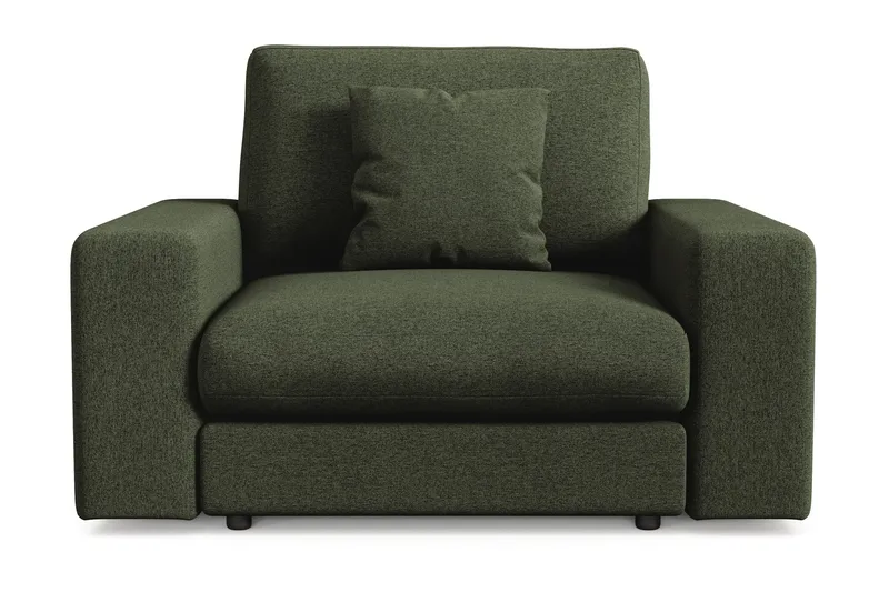 Arken Lyx Djup Fåtölj i Tyg, Grön