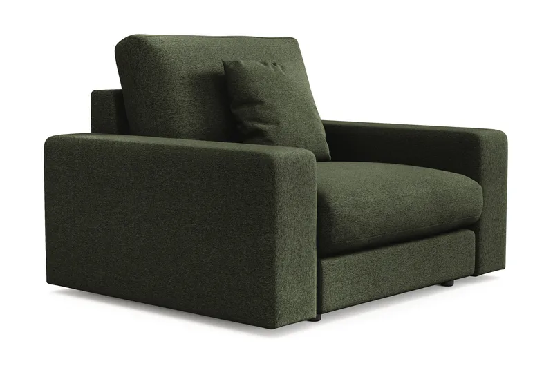 Arken Lyx Djup Fåtölj i Tyg - Grön - Möbler - Stolar & fåtöljer - Fåtölj