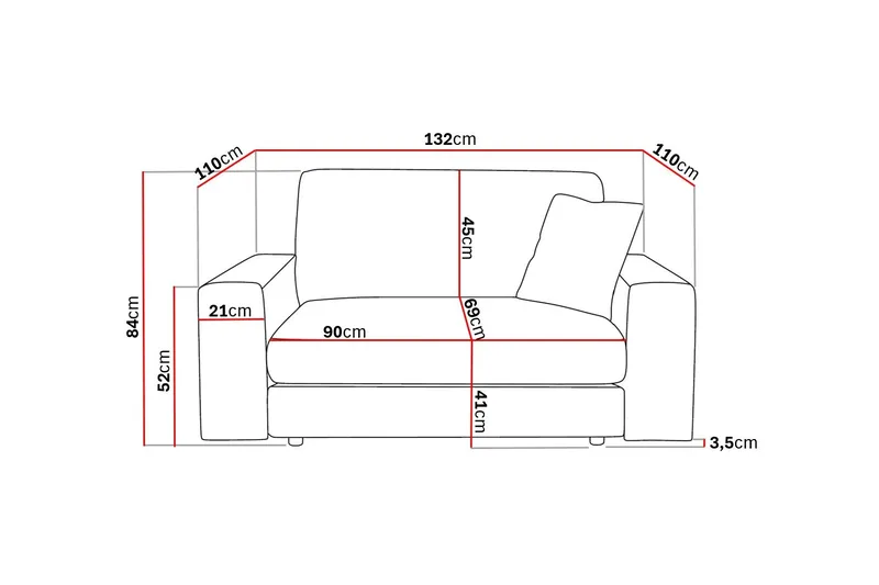 Arken Lyx Djup Sammetsfåtölj - Mörkgrå - Möbler - Stolar & fåtöljer - Fåtölj