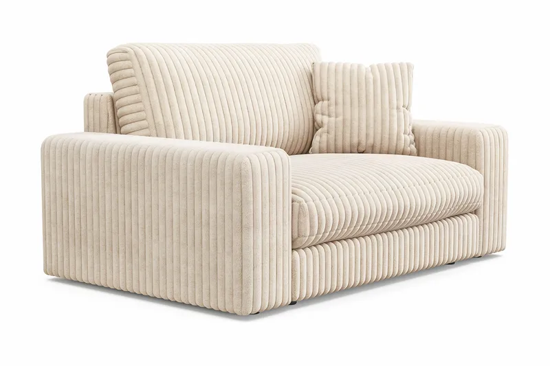 Arken Lyx Stor Djup Fåtölj i Manchester - Beige - Möbler - Stolar & fåtöljer - Fåtölj