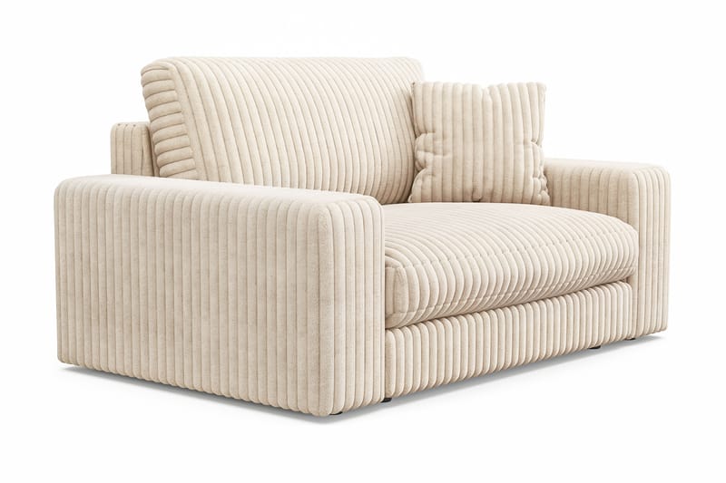 Arken Lyx Stor Djup Fåtölj i Manchester - Beige - Möbler - Stolar & fåtöljer - Fåtölj