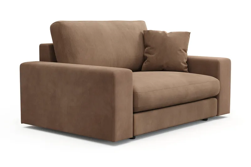 Arken Lyx Stor Djup Fåtölj i Manchester - Brun - Möbler - Stolar & fåtöljer - Fåtölj