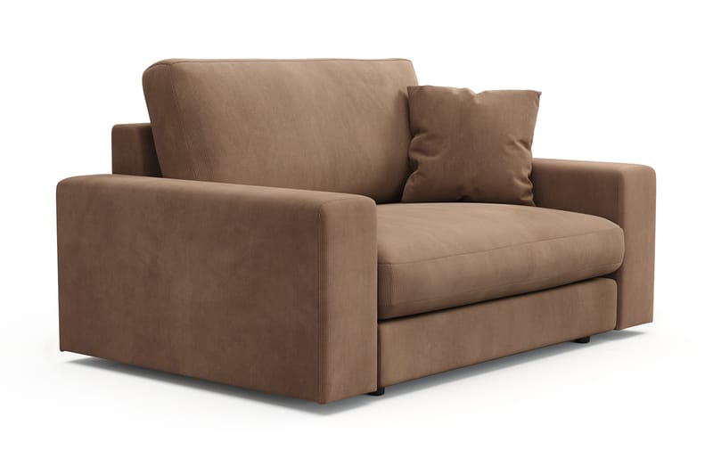 Arken Lyx Stor Djup Fåtölj i Manchester - Brun - Möbler - Stolar & fåtöljer - Fåtölj