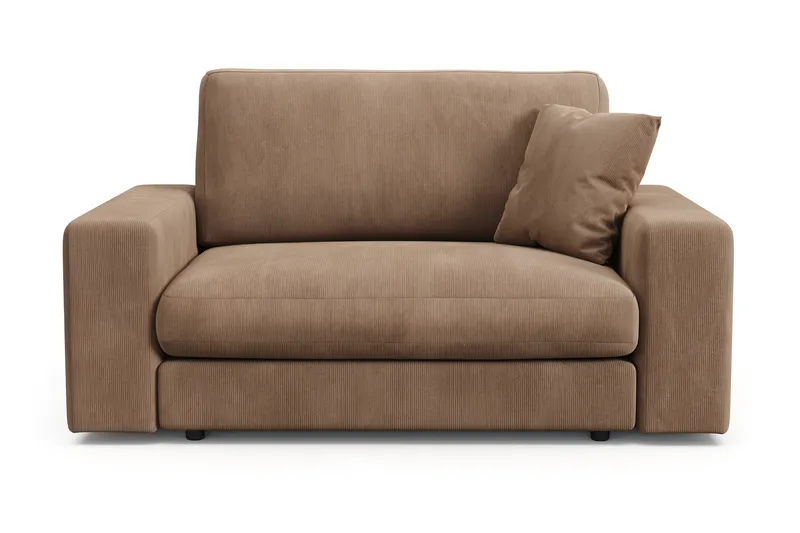 Arken Lyx Stor Djup Fåtölj i Manchester - Brun - Möbler - Stolar & fåtöljer - Fåtölj